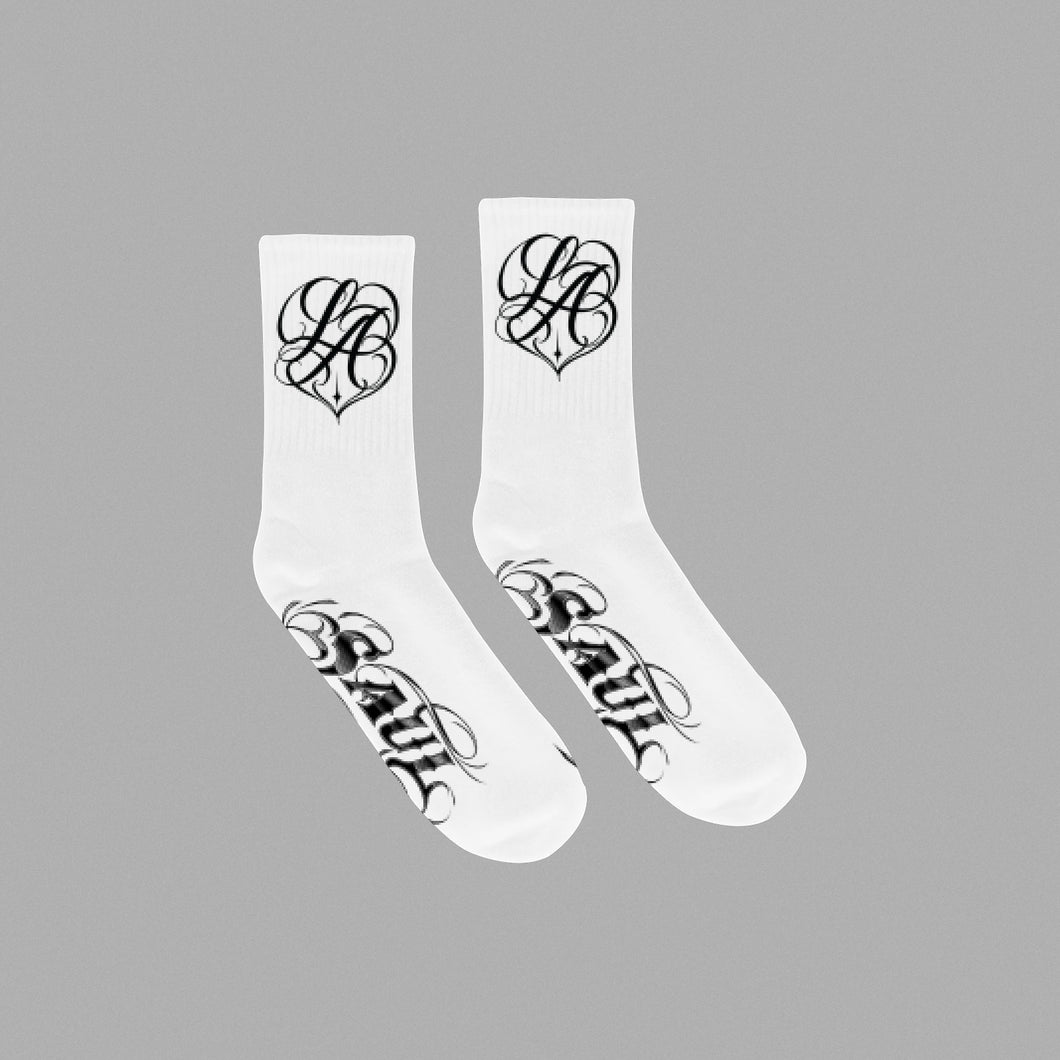 LA Socks (White)