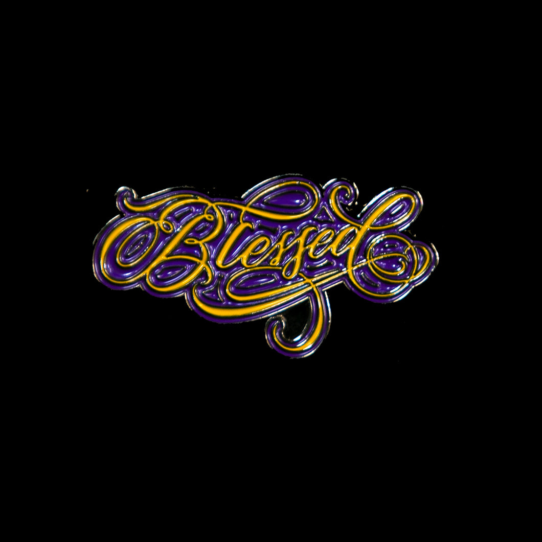 Blessed Pin (Purple/Gold)