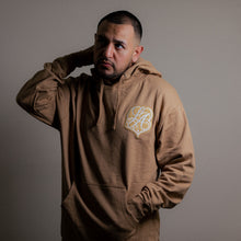 Load image into Gallery viewer, LA Chenille Patch Hoodie (Light Brown)
